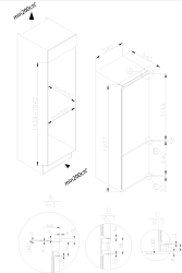 CHLADNIČKA VESTAVNÁ KCN2273J (3/7)