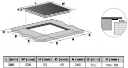 DESKA SKLOKERAMICKÁ KPV3001B (3/3)