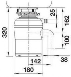 Drtič odpadu Blanco FWD Lite (2/3)