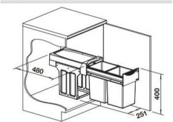 Koš Botton II 30/2 (3/3)