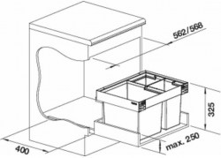 Koš Flexon II Low XL 60/3 (3/4)