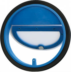 Kruhová vodorovná pachutěsná klapka s magnetem 150 mm pro odsavače (5/11)