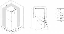 MRAZNIČKA VOLNĚ STOJÍCÍ RFN3204WD (9/10)