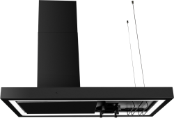 Odsavač ostrůvkový MINIMAL 2.120 Black CDW1202C+U