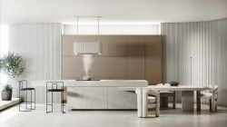 Odsavač ostrůvkový MONO W Ecru CDW9001E (2/7)