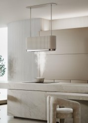 Odsavač ostrůvkový MONO W Ecru CDW9001E (3/7)