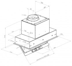 Odsavač vestavný do skříňky SU Mini 60 Black (CDZ6001C) (8/10)