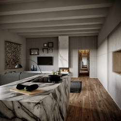 Odsavač výsuvný z pracovní desky MOONDRAFT 90 Inox CDB9001IC (8/17)