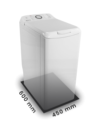 Pryžová podložka pod pračky KP45 (2/3)