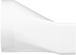 Redukce, přechod z hranatého potrubí na kruhové 90x220/150 mm (3/5)