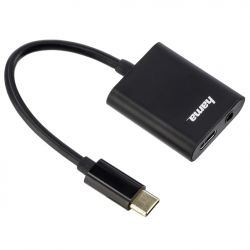 Hama Usb-C Audio Adaptér S Napájením, A