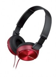 SONY sluchátka MDR-ZX310,červ.