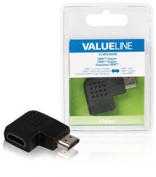 VALUELINE VLVB34903B HDMI levý, adaptér