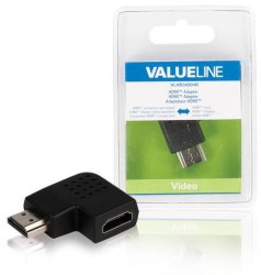 VALUELINE VLVB34904B HDMI pravý, adaptér